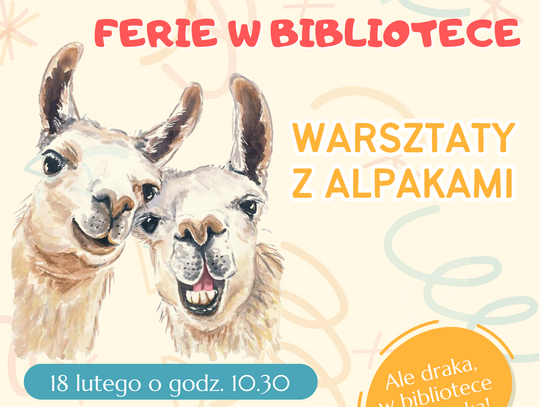 Alpaki w…bibliotece!