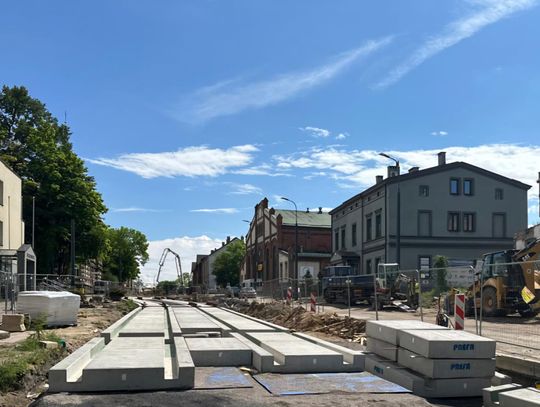 Dobre wiadomości z placu budowy torowisk tramwajowych w Mysłowicach