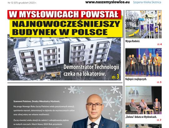 E-wydanie "Nasze Mysłowice" - grudzień 2023