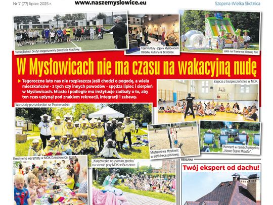 E-wydanie "Nasze Mysłowice" - lipiec 2025