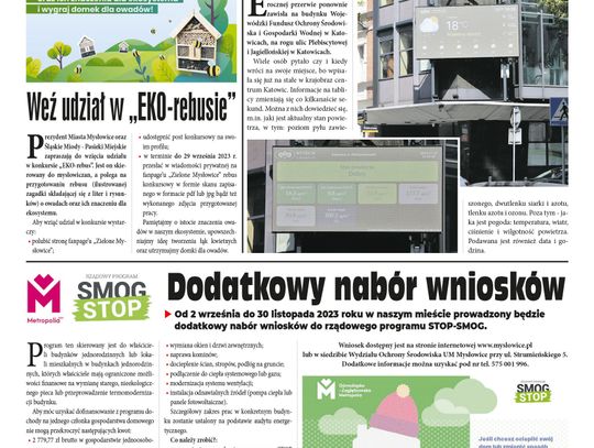 E-wydanie "Zielone Mysłowice" - sierpień 2023 str. 2