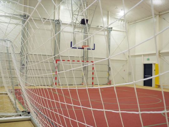 Hala sportowa gotowa do użytku