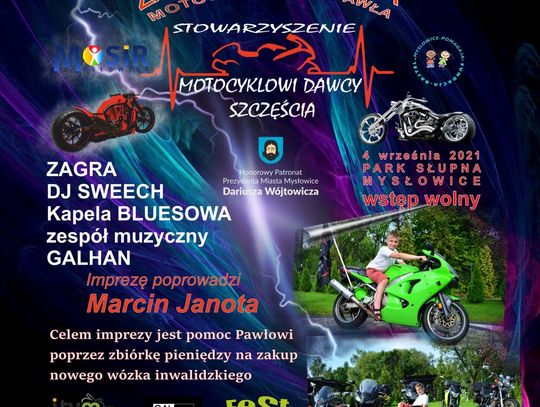 Motocykliści dla Pawła