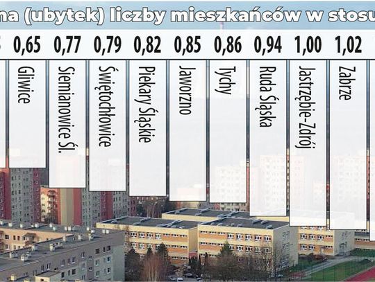 Mysłowice w śląskiej, demograficznej czołówce