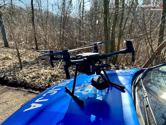Mysłowicka drogówka użyła drona