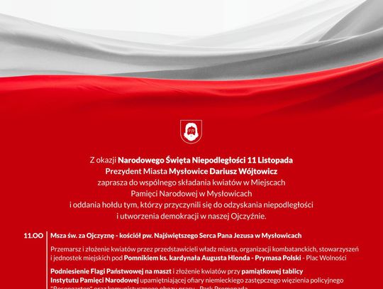 Mysłowickie obchody Narodowego Święta Niepodległości