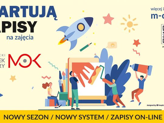 Na zajęcia w MOK-u zapiszesz się online