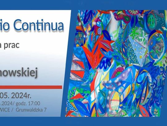 Od czwartku w MOK wystawa prac Anny Jarzymowskiej pt. „Creatio Contiua”