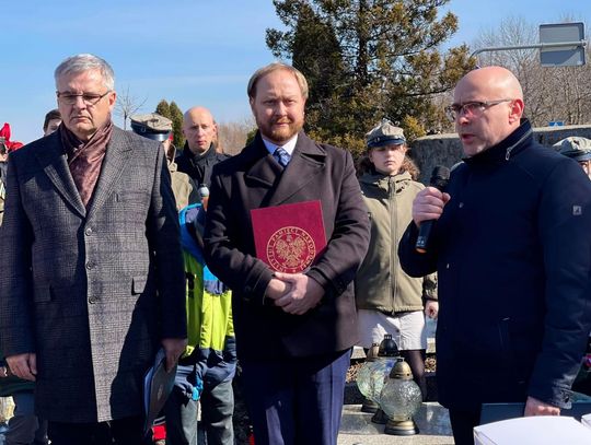 Odznaczenie śp. plutonowego Wilhelma Marca