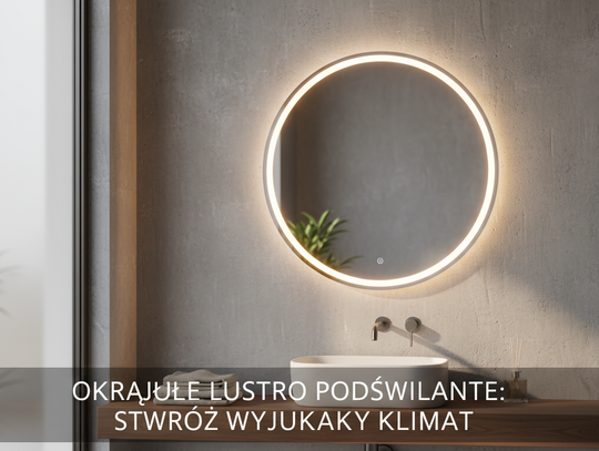 Okrągłe Lustro Podświetlane: Stwórz Wyjątkowy Klimat