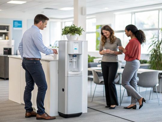 Woda pitna w pracy – obowiązek, komfort i inwestycja w zdrowie