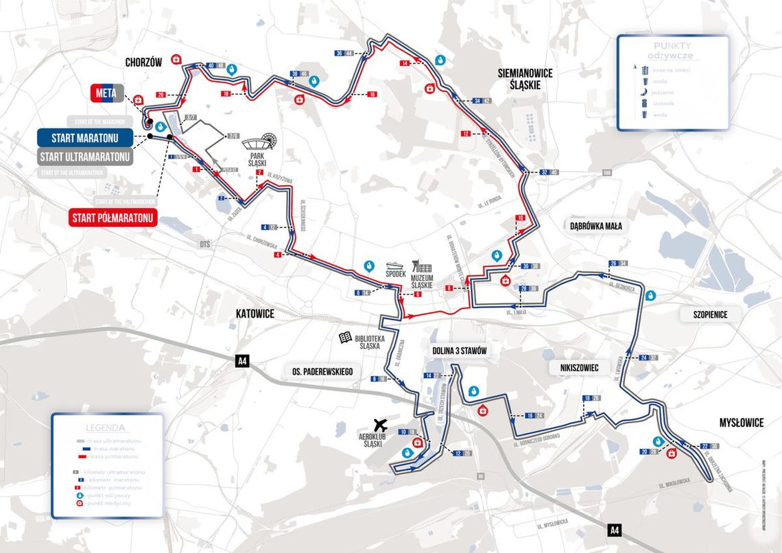 16. Silesia Marathon - utrudnienia w ruchu