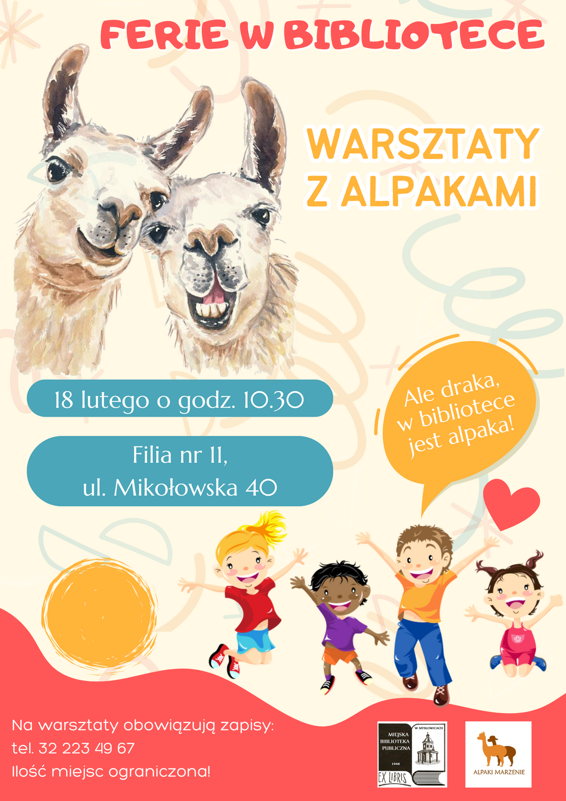 Alpaki w…bibliotece!