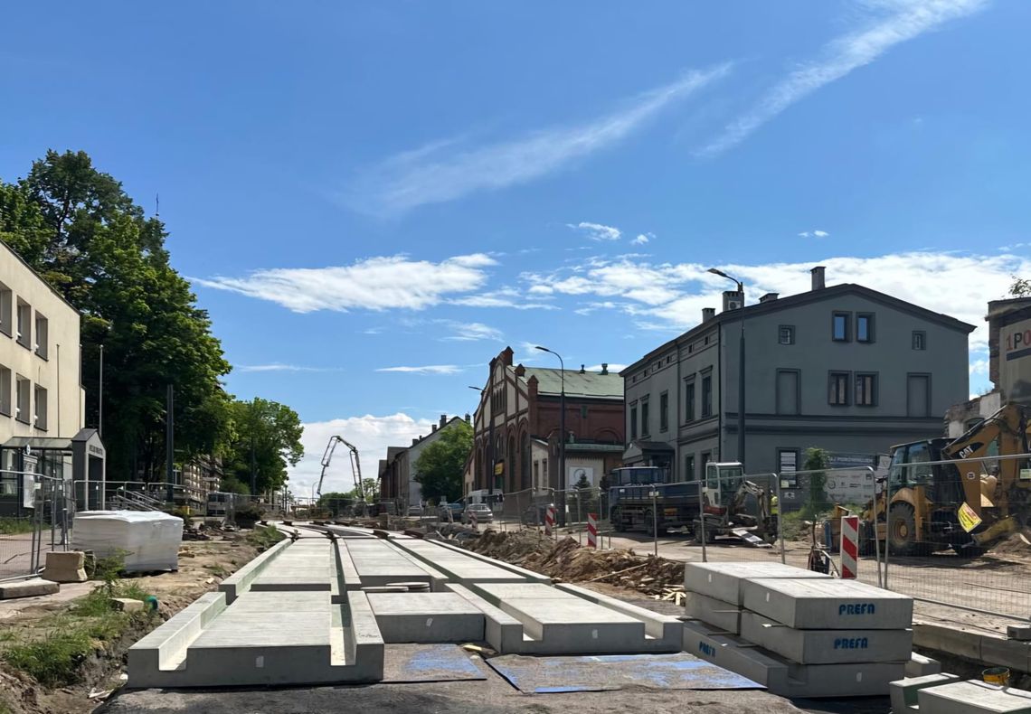 Dobre wiadomości z placu budowy torowisk tramwajowych w Mysłowicach