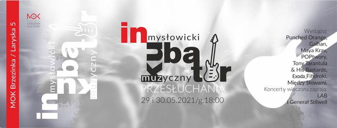 Inkubator Muzyczny - przesłuchania zespołów