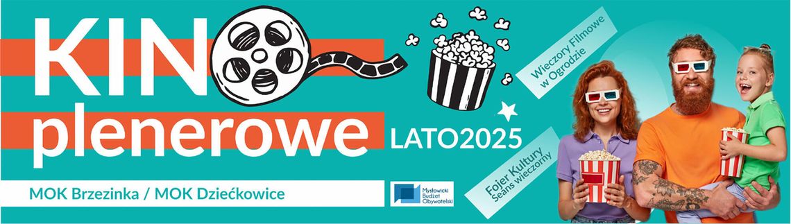 Kino plenerowe 2025 – Brzezinka i Dziećkowice