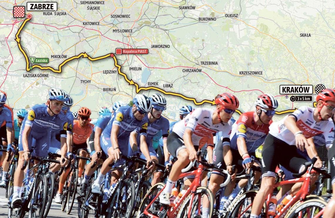 Mysłowice na trasie Tour de Pologne