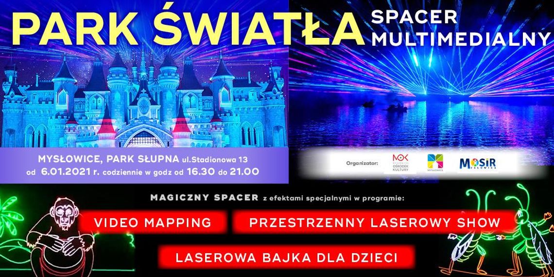 Park Światła // Spacer Multimedialny