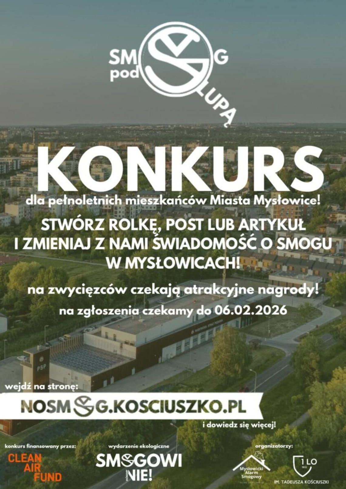 Zmień świadomość o smogu w Mysłowicach Zmień świadomość o smogu w Mysłowicach