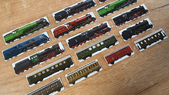 Magnesy Parowozów na lodówkę - Magnesiki-Kolejowe.pl