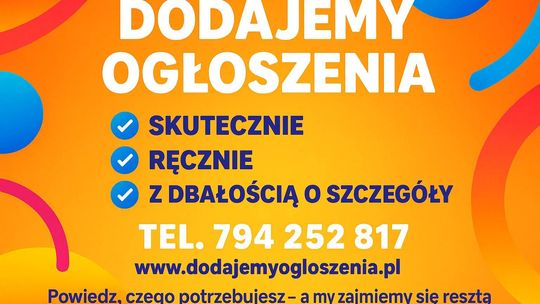 Publikacja ogłoszeń - lokalnie, ogólnopolsko, nawet do 800 serwisów