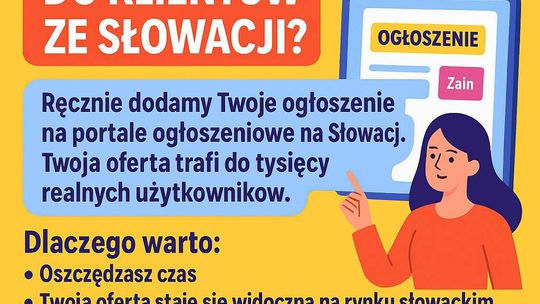 reklama na Słowacji - sprzedaż na Słowację reklama na Słowacji - sprzedaż na Słowację