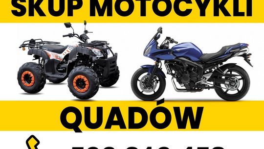 SKUP MOTOCYKLI MOTOROWERÓW SKUTERÓW QUADÓW ATV