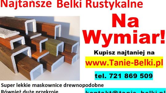 tanie belki rustykalne Na Wymiar maskownice styropianowe imitacja drewna