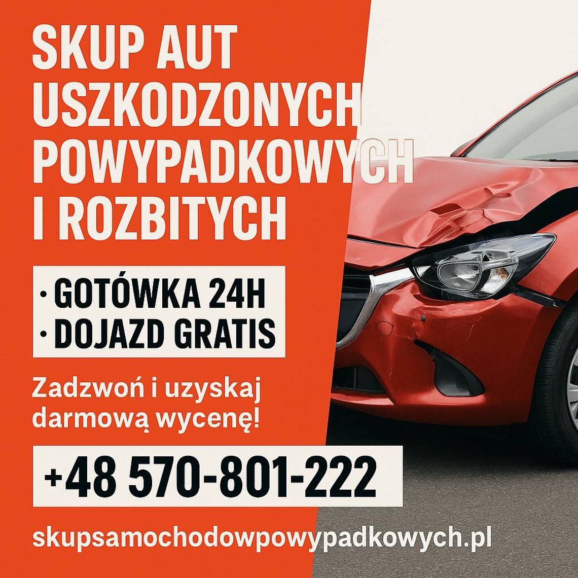 Skup aut uszkodzonych Mysłowice /Śląskie, auto bez OC skup Skup aut uszkodzonych Mysłowice /Śląskie, auto bez OC skup