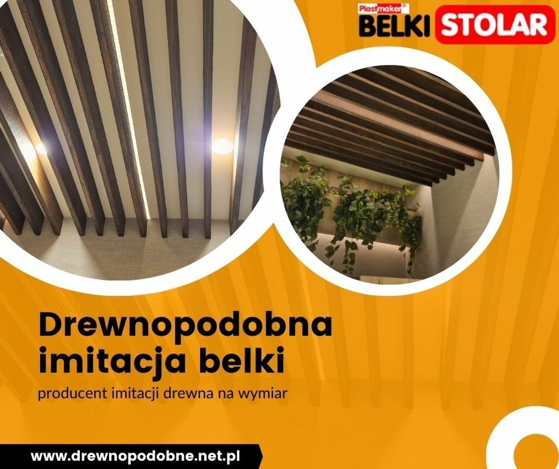 Drewnopodobna imitacja belki - drewnopodobne.net.pl