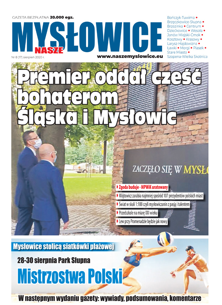E-wydanie "Nasze Mysłowice" - sierpień 2020