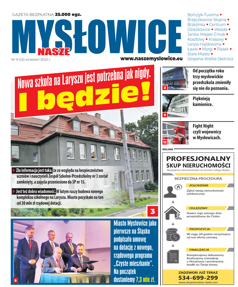 E-wydanie "Nasze Mysłowice" - wrzesień 2022