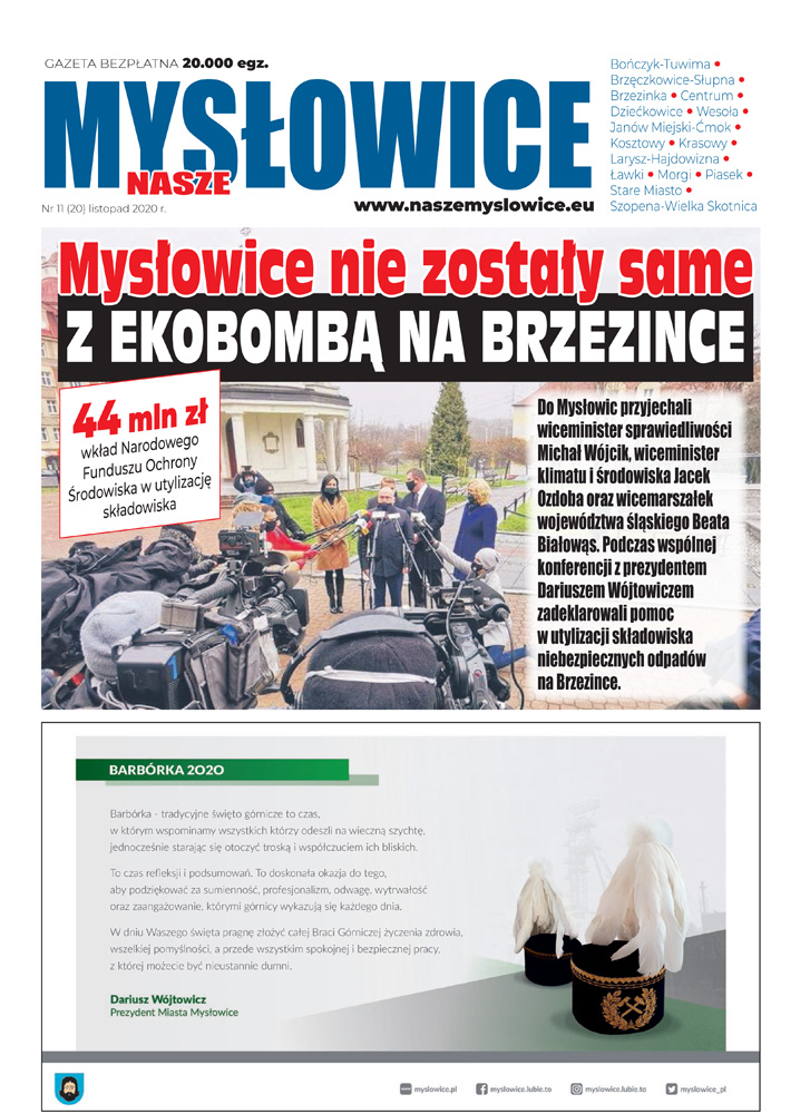 E-wydanie "Nasze Mysłowice" - listopad 2020