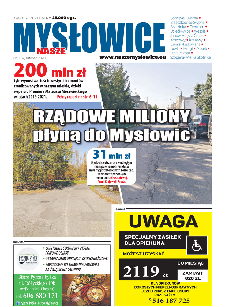 E-wydanie "Nasze Mysłowice" - listopad 2021