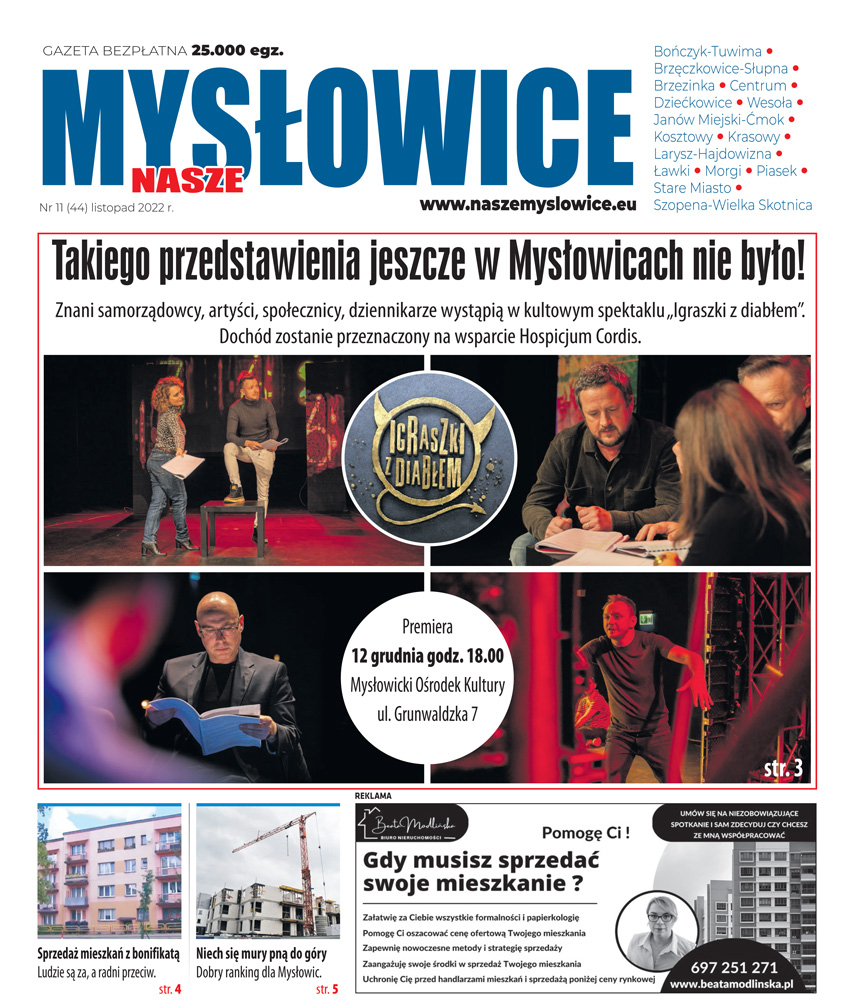E-wydanie "Nasze Mysłowice" - listopad 2022